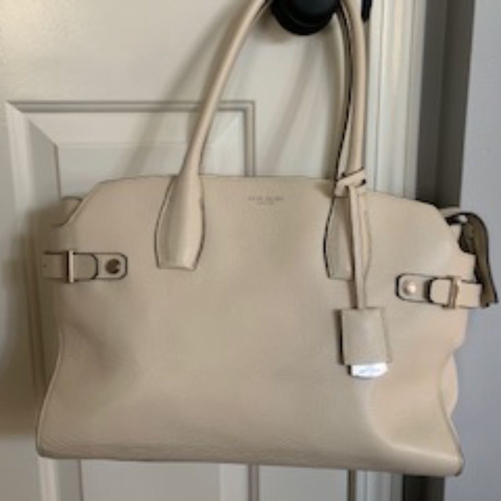 Henri Bendel creme caryl tote